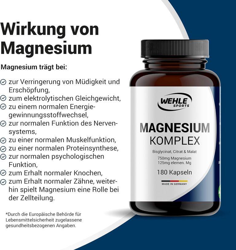 Shopapotheke Wehle Magnesium Komplex Bisglycinat Malat Citrat