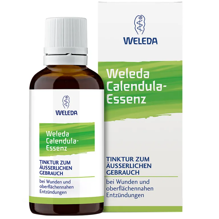 shopapotheke Weleda Calendula-Essenz hilft bei Wunden und oberflächennahen Entzündungen der Haut
