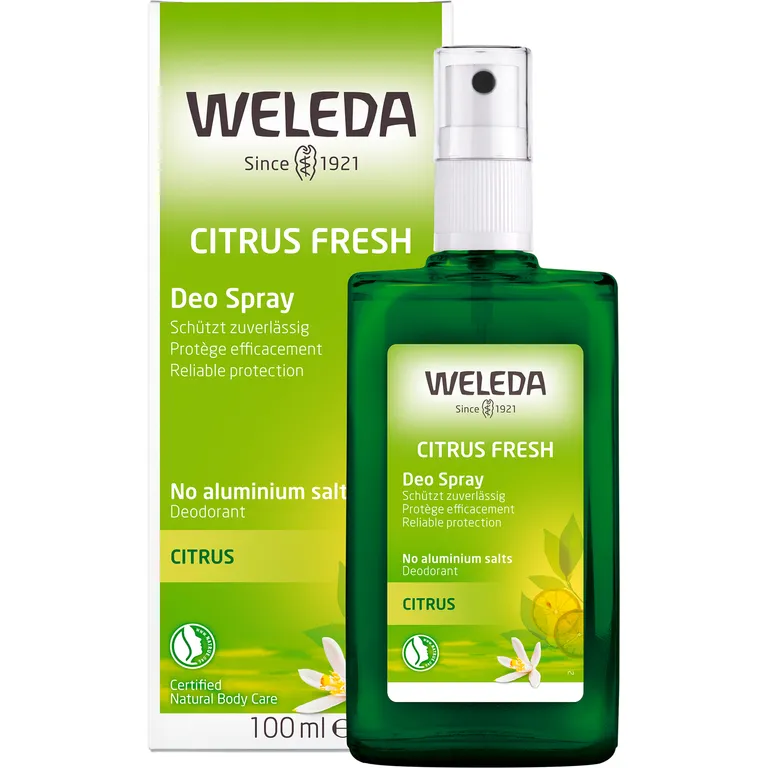 shopapotheke Weleda Deo Spray Citrus Fresh - zuverlässige natürliche Wirkung ohne Aluminiumsalze
