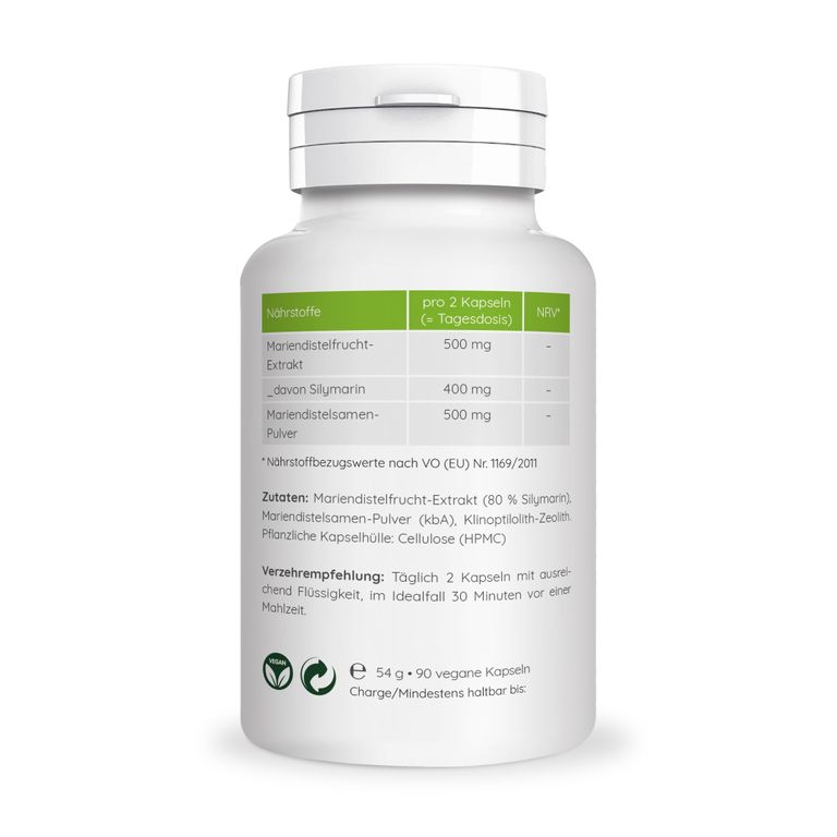 Shopapotheke Wellnest Mariendistel-Silymarin-Komplex Plus 500 Mg