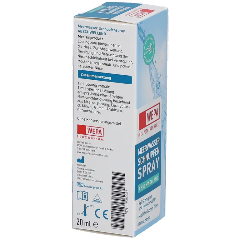 Shopapotheke WEPA Meerwasser Schnupfenspray Abschwellend