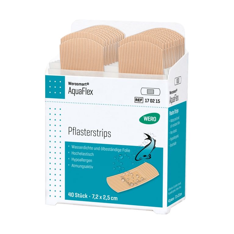 Shopapotheke WERO AquaFlex Pflasterstrips Pflasterspender-Einsatz
