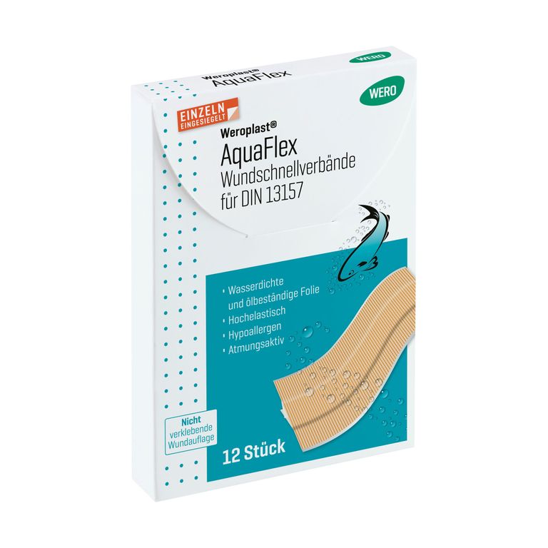 shopapotheke WERO AquaFlex Wundschnellverbände DIN 13157 - 2021