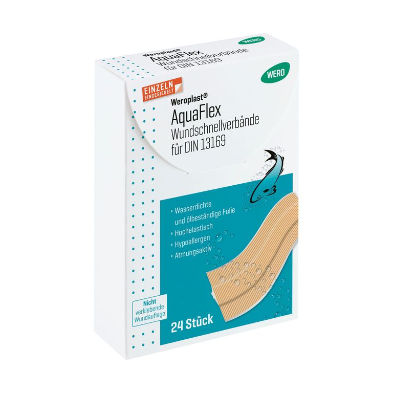 shopapotheke WERO AquaFlex Wundschnellverbände DIN 13169 - 2021