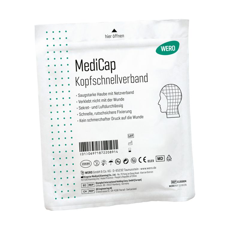 shopapotheke WERO MediCap Kopfschnellverband steril