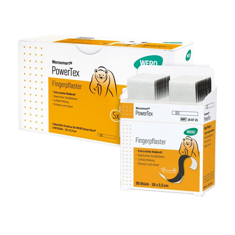 shopapotheke WERO PowerTex Fingerpflaster Pflasterspender-Einsätze
