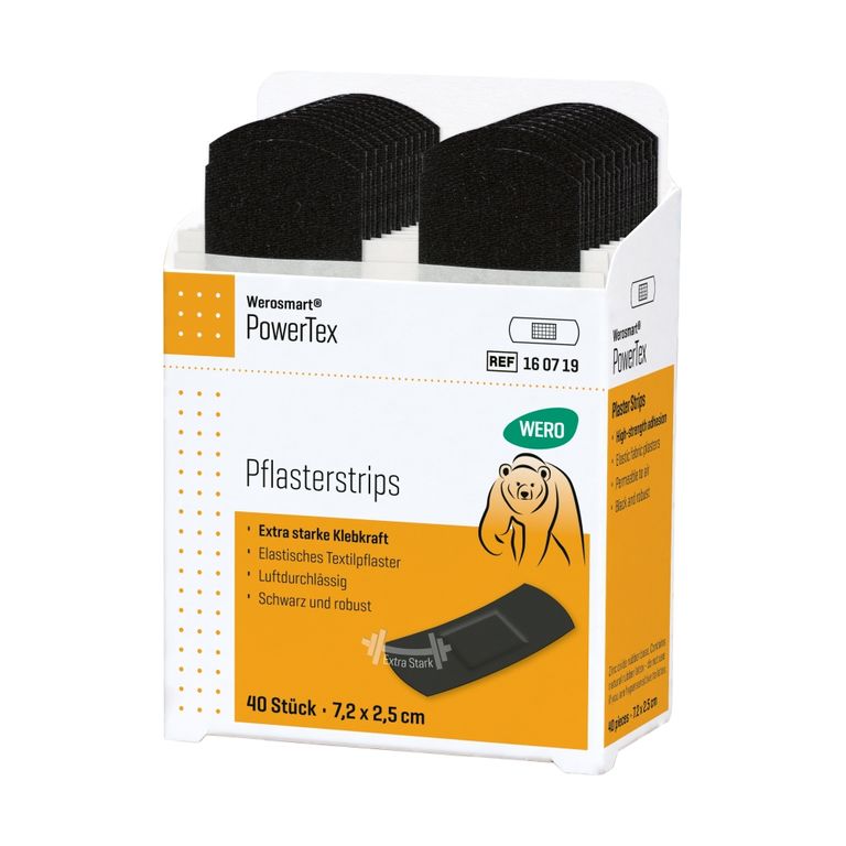 Shopapotheke WERO PowerTex Pflasterstrips Pflasterspender-Einsatz