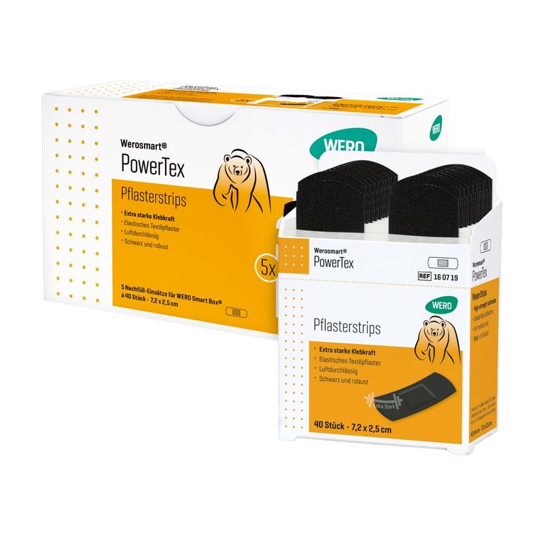 shopapotheke WERO PowerTex Pflasterstrips Pflasterspender-Einsätze