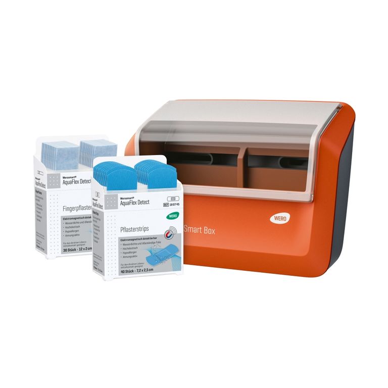 Shopapotheke WERO Smart Box® Pflasterspender Gefüllt Mit AquaFlex Detect Pflaster