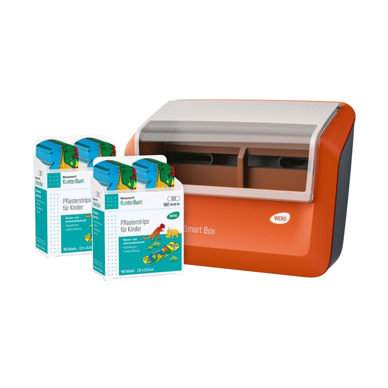 Shopapotheke WERO Smart Box® Pflasterspender Gefüllt Mit KunterBunt Pflaster