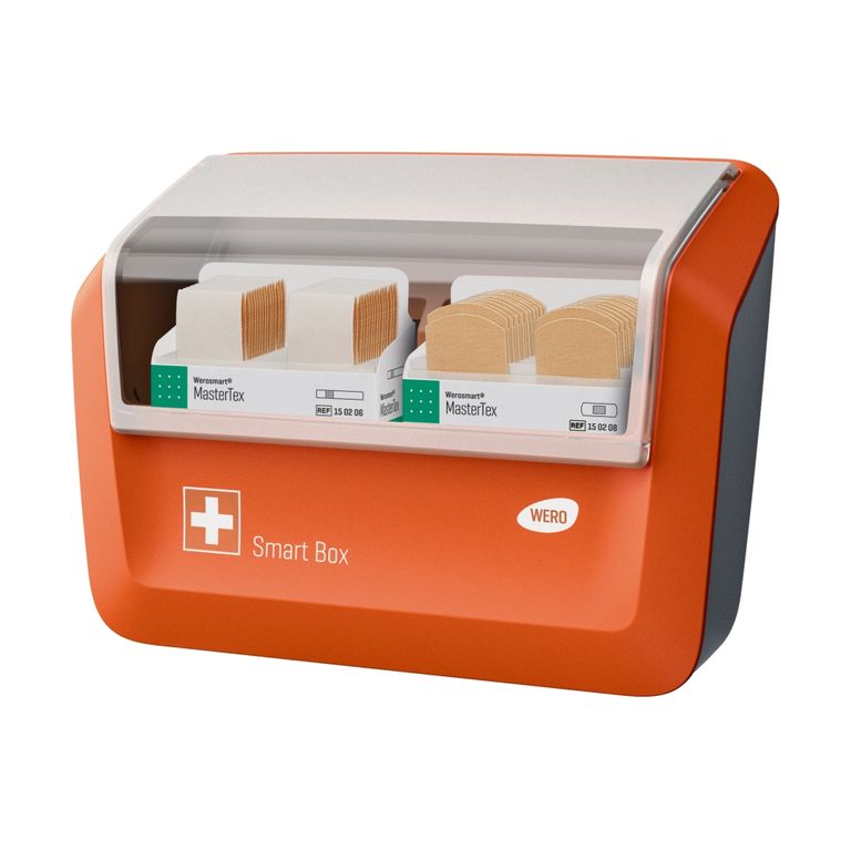 shopapotheke WERO Smart Box® Pflasterspender gefüllt mit MasterTex Pflaster