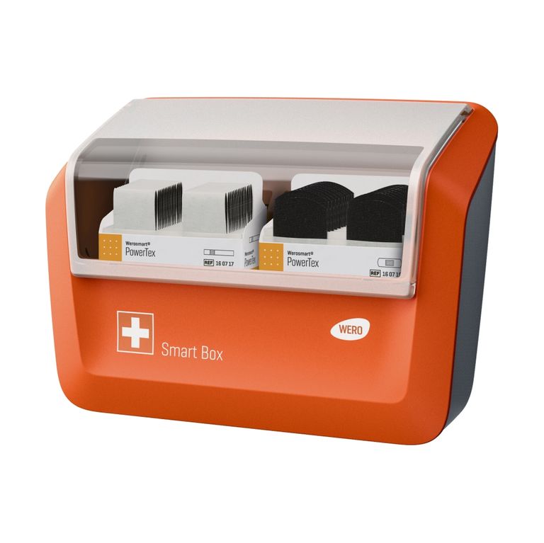 Shopapotheke WERO Smart Box® Pflasterspender Gefüllt Mit PowerTex Pflaster