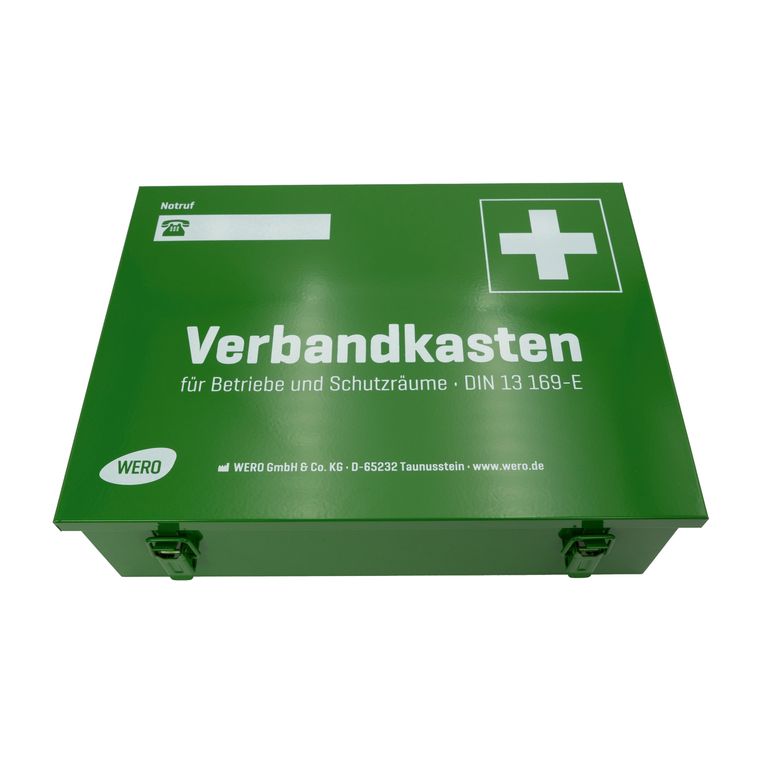 shopapotheke WERO Verbandkasten DIN 13169-E für Betriebe und Schutzräume