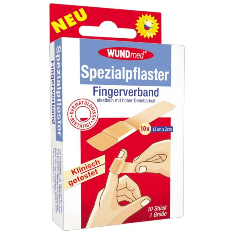 shopapotheke WUNDmed® Spezialpflaster Fingerverband 12 x 2 cm