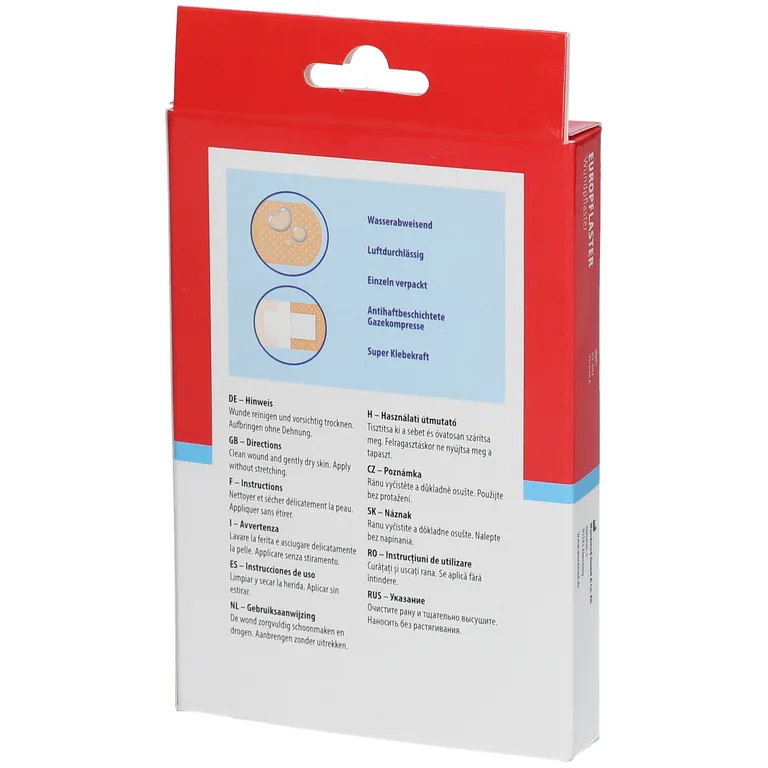 Shopapotheke WUNDmed® Wund-Pflaster Luftdurchlässig+wasserfest 4 Größen