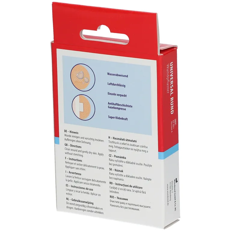 Shopapotheke WUNDmed® Wund-Pflaster Runde Form 2 5 Cm