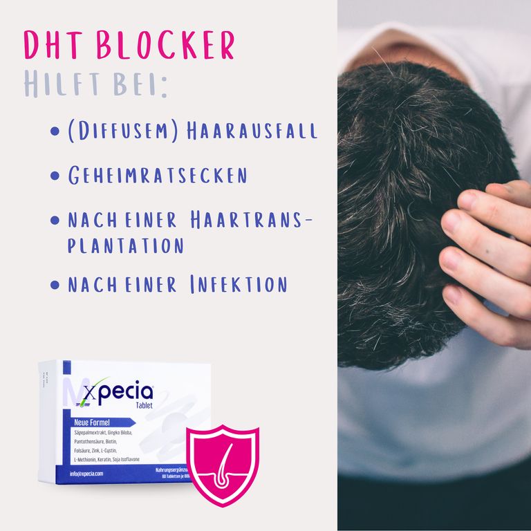 Shopapotheke Xpecia Gegen Haarverlust Bei Männern DHT Blocker