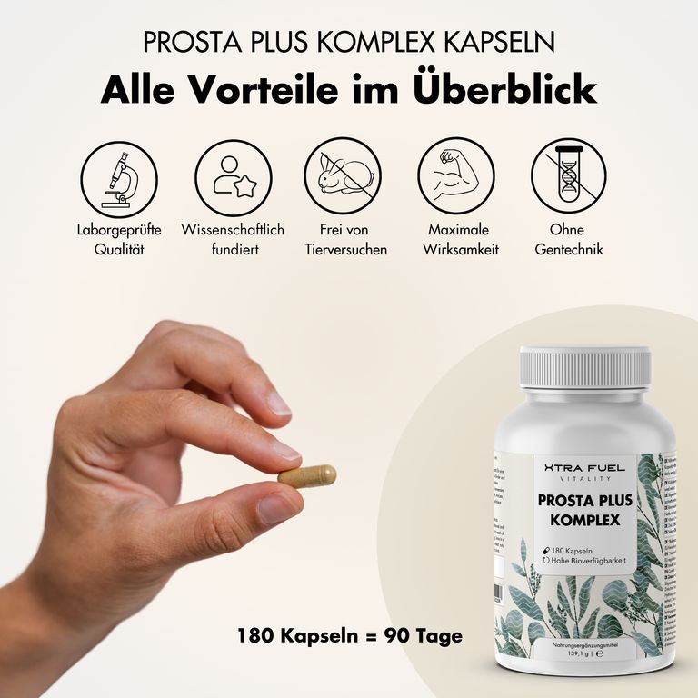 Shopapotheke XTRA FUEL Prostata Kapseln - Prosta Plus Sägepalmen Komplex