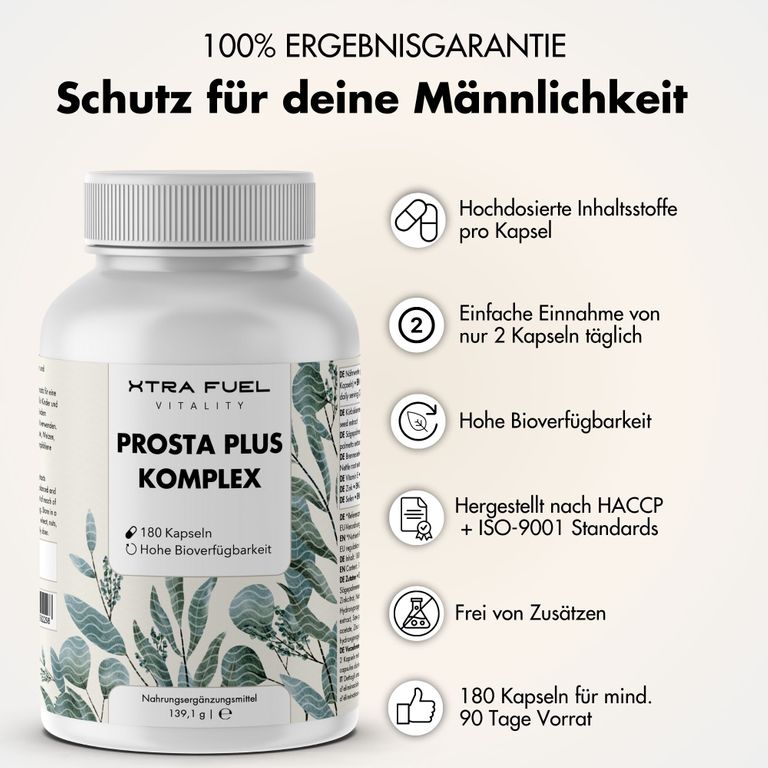 Shopapotheke XTRA FUEL Prostata Kapseln - Prosta Plus Sägepalmen Komplex