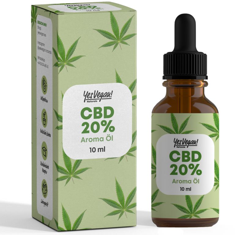 shopapotheke Yes Vegan® CBD-Öl 20% - Vollspektrum Hanf-Tropfen
