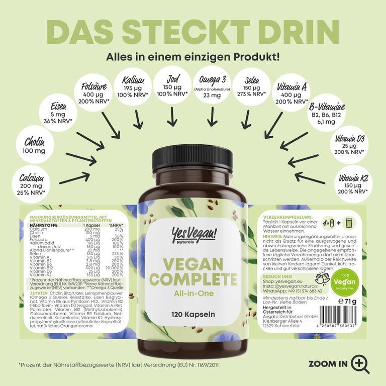 Shopapotheke Yes Vegan® Vegan Complete Multivitamin & Mineralien