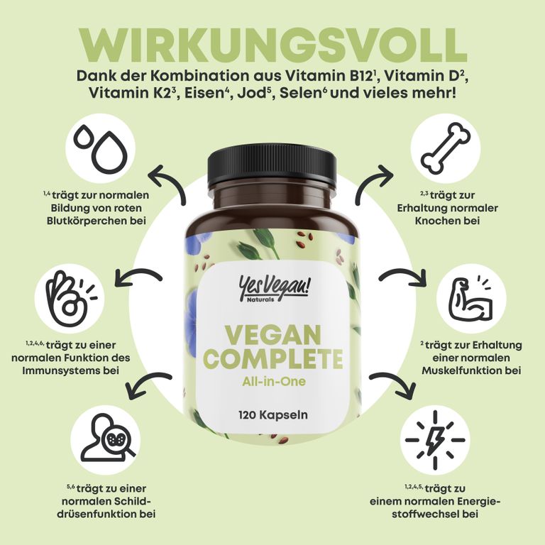 Shopapotheke Yes Vegan® Vegan Complete Multivitamin & Mineralien