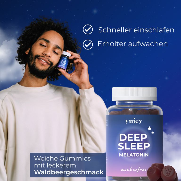 Shopapotheke Yuicy® Deep Sleep - Melatonin Einschlaf Gummies