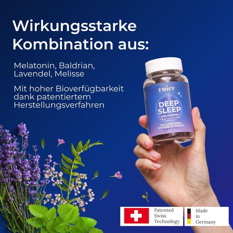 Shopapotheke Yuicy® Deep Sleep - Melatonin Einschlaf Gummies