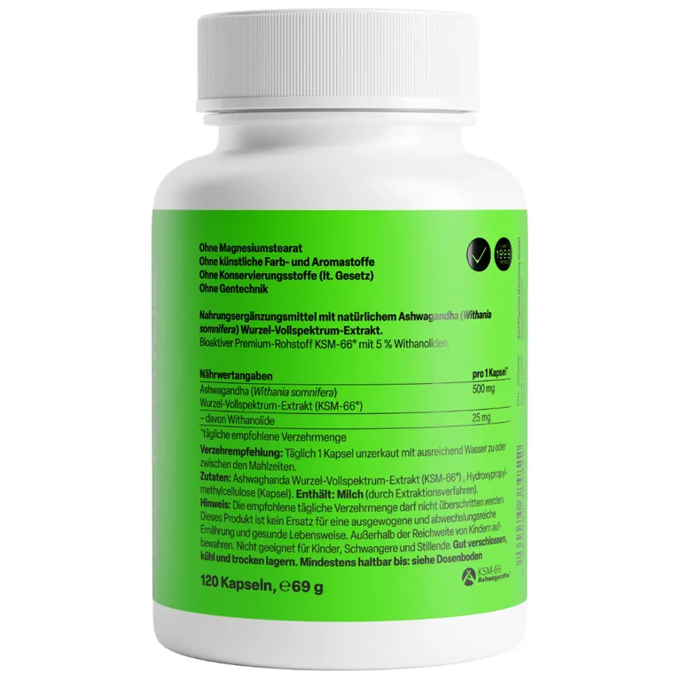 Shopapotheke ZeinPharma® Ashwagandha Extrakt 500 Mg