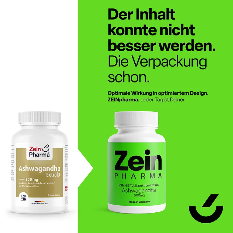 Shopapotheke ZeinPharma® Ashwagandha Extrakt 500 Mg