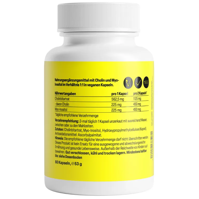 Shopapotheke ZeinPharma® Cholin Inositol Kapseln 450/450 Mg
