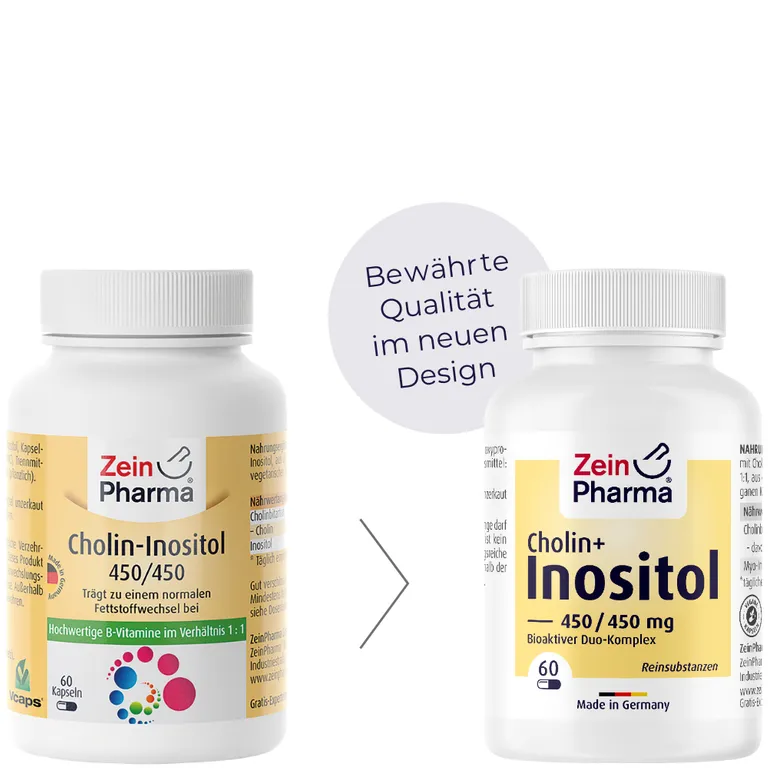 Shopapotheke ZeinPharma® Cholin Inositol Kapseln 450/450 Mg