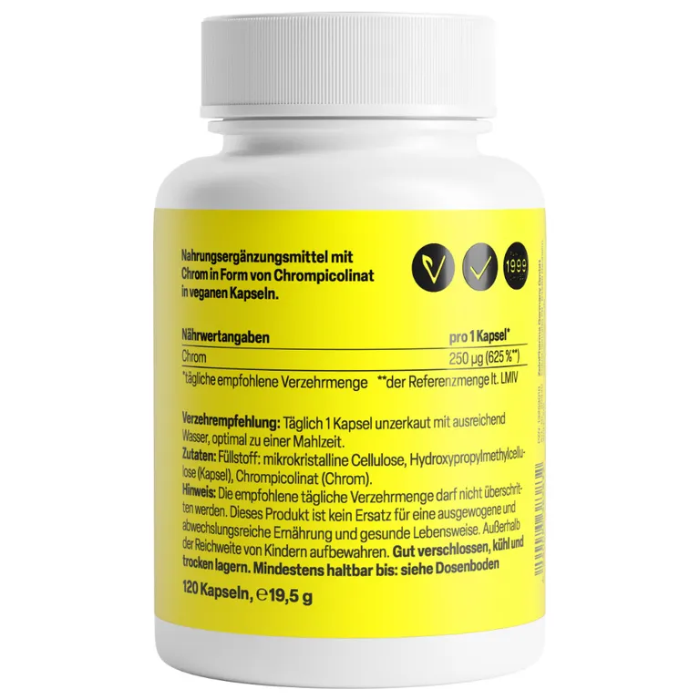 Shopapotheke ZeinPharma® Chrom Picolinat Kapseln 250 µg