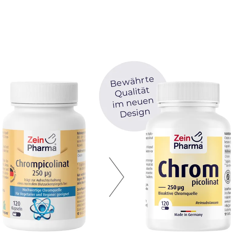 Shopapotheke ZeinPharma® Chrom Picolinat Kapseln 250 µg