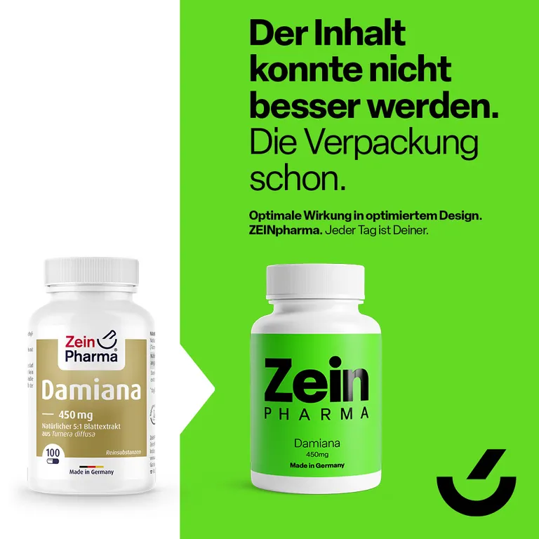 Shopapotheke ZeinPharma® Damiana Kapseln 450 Mg Blattextrakt
