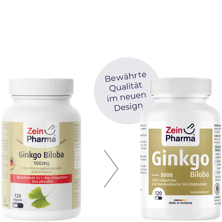 Shopapotheke ZeinPharma® Ginkgo Biloba Kapseln 100 Mg