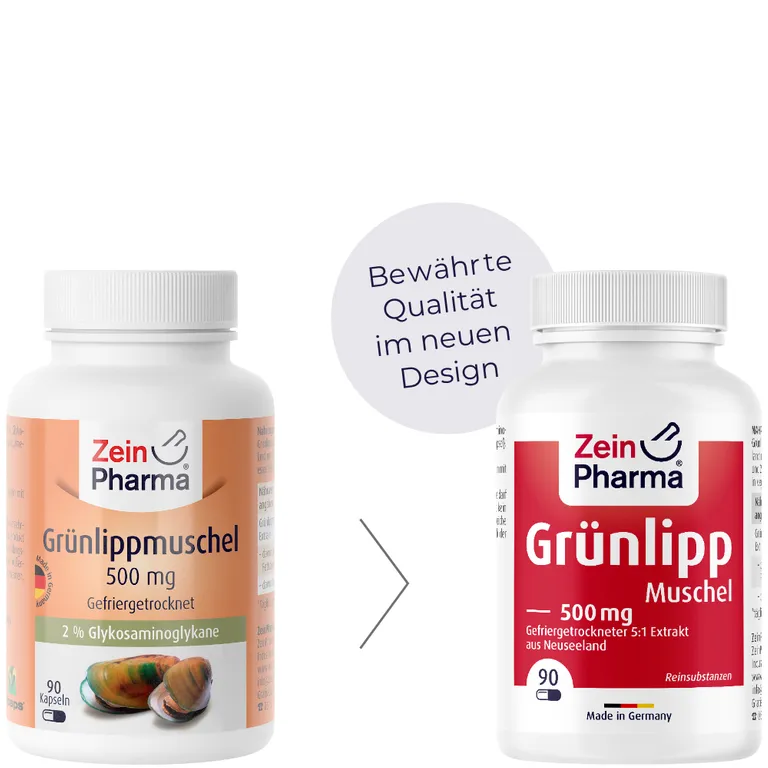 Shopapotheke ZeinPharma® Grünlippmuschel Kapseln 500 Mg