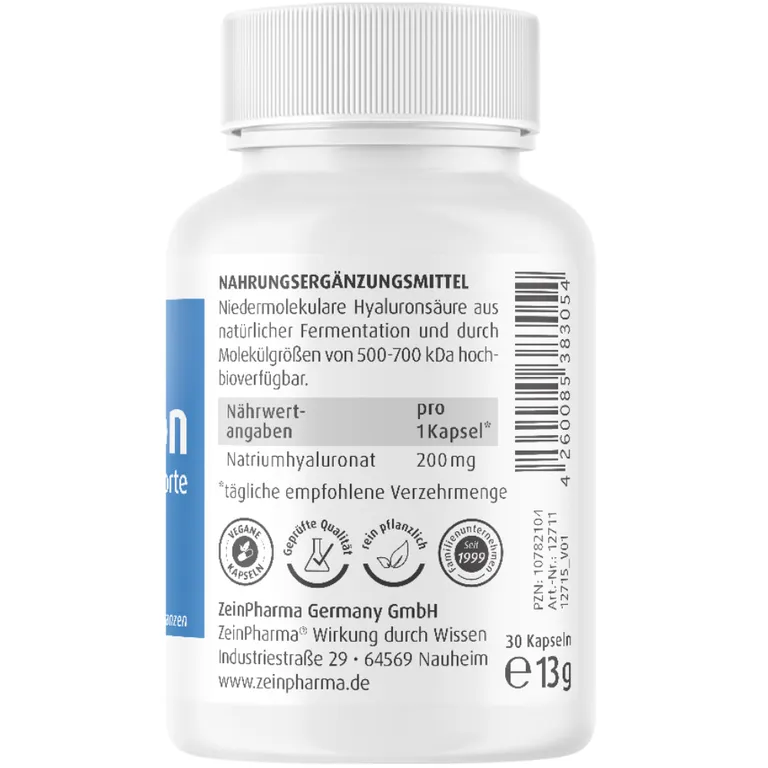 Shopapotheke ZeinPharma® Hyaluron Forte Kapseln HA 200 Mg