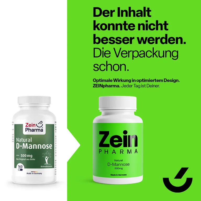 Shopapotheke ZeinPharma® Natural D Mannose Kapseln 500 Mg