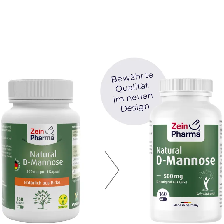 Shopapotheke ZeinPharma® Natural D Mannose Kapseln 500 Mg
