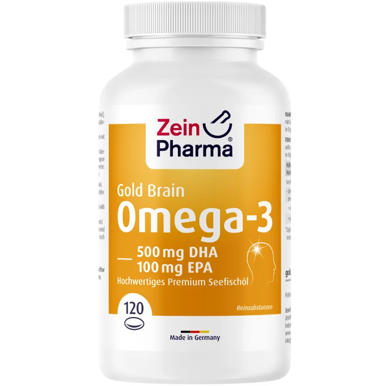 shopapotheke ZeinPharma® Omega 3 Kapseln Gold Brain Edition