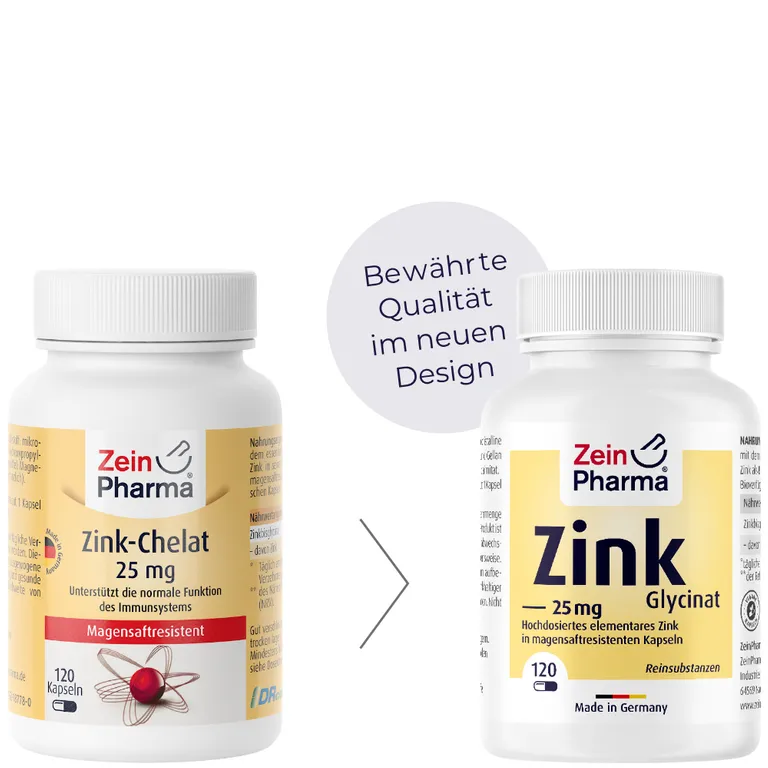 Shopapotheke ZeinPharma® Zink Kapseln Chelat 25 Mg