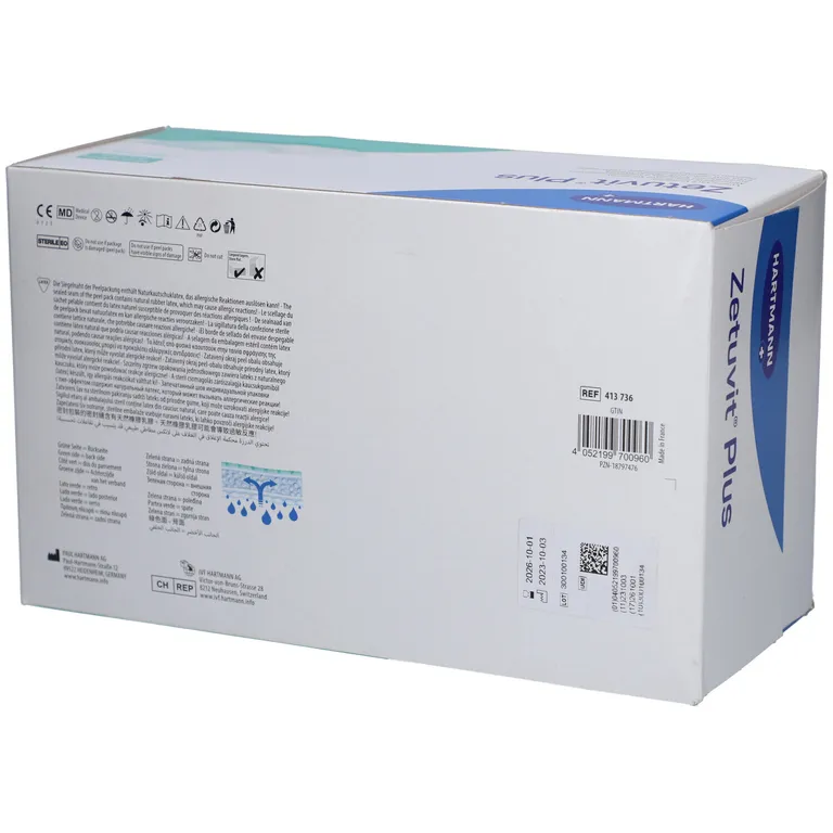 Shopapotheke Zetuvit Plus Extrastarke Saugkompressen Steril 10x20 Cm