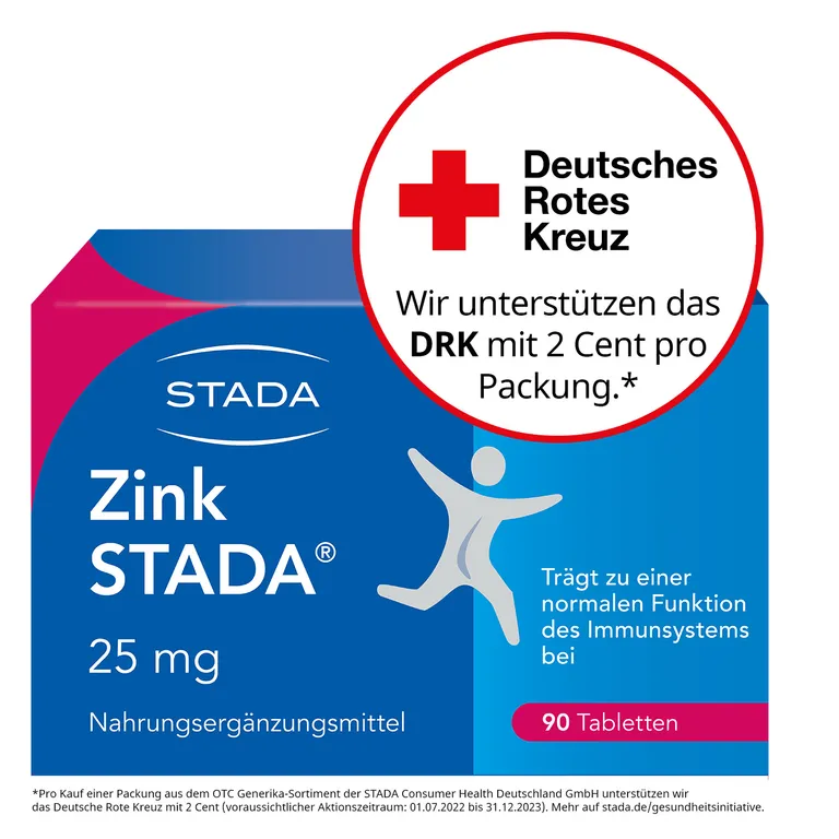 Shopapotheke Zink STADA® 25 Mg Zinkcitrat Tabletten