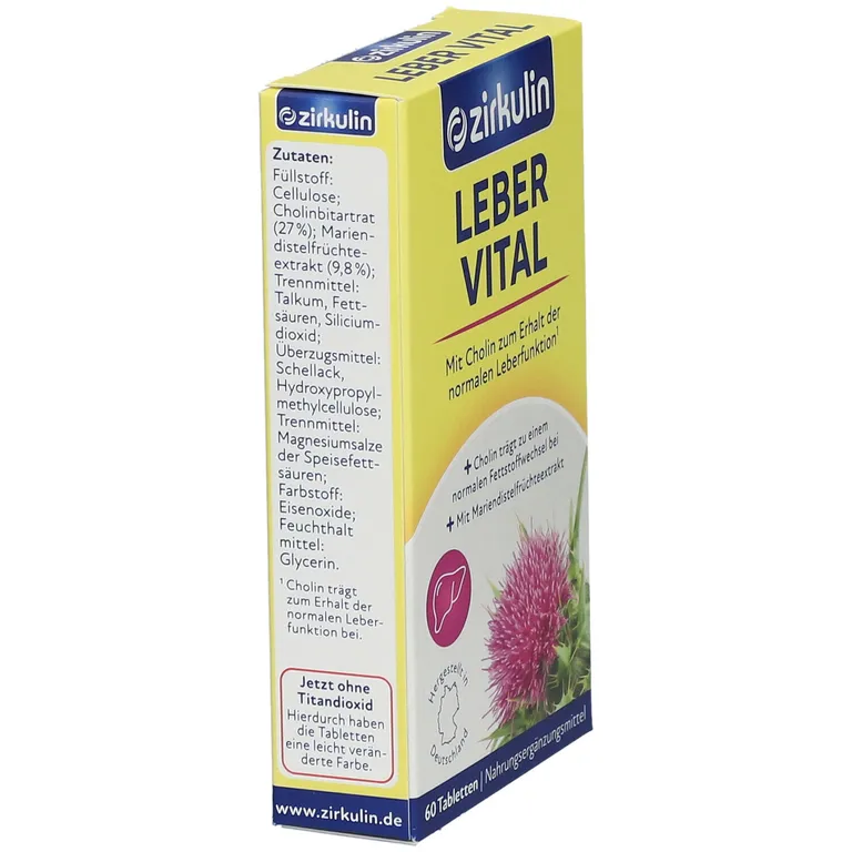 Shopapotheke Zirkulin Leber-Vital Mariendisteldragees