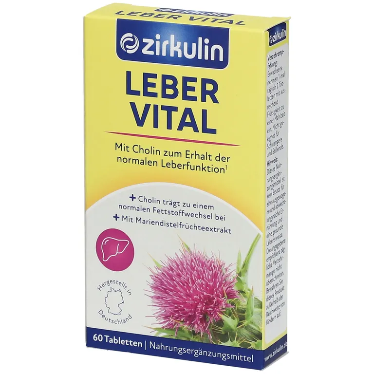 shopapotheke Zirkulin Leber-Vital Mariendisteldragees
