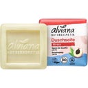 eccoverde alviana Naturkosmetik Feste Duschseife Pfirsich 100 g