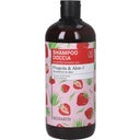 eccoverde BIOEARTH Family 2in1 Shampoo & Duschgel Erdbeere & Aloe 500 ml