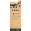 eccoverde Bambaw Bambus Zahnbürste Hart 4 Stk
