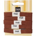 eccoverde FAIR SQUARED Haargummis 5er Braun (5 Stk)